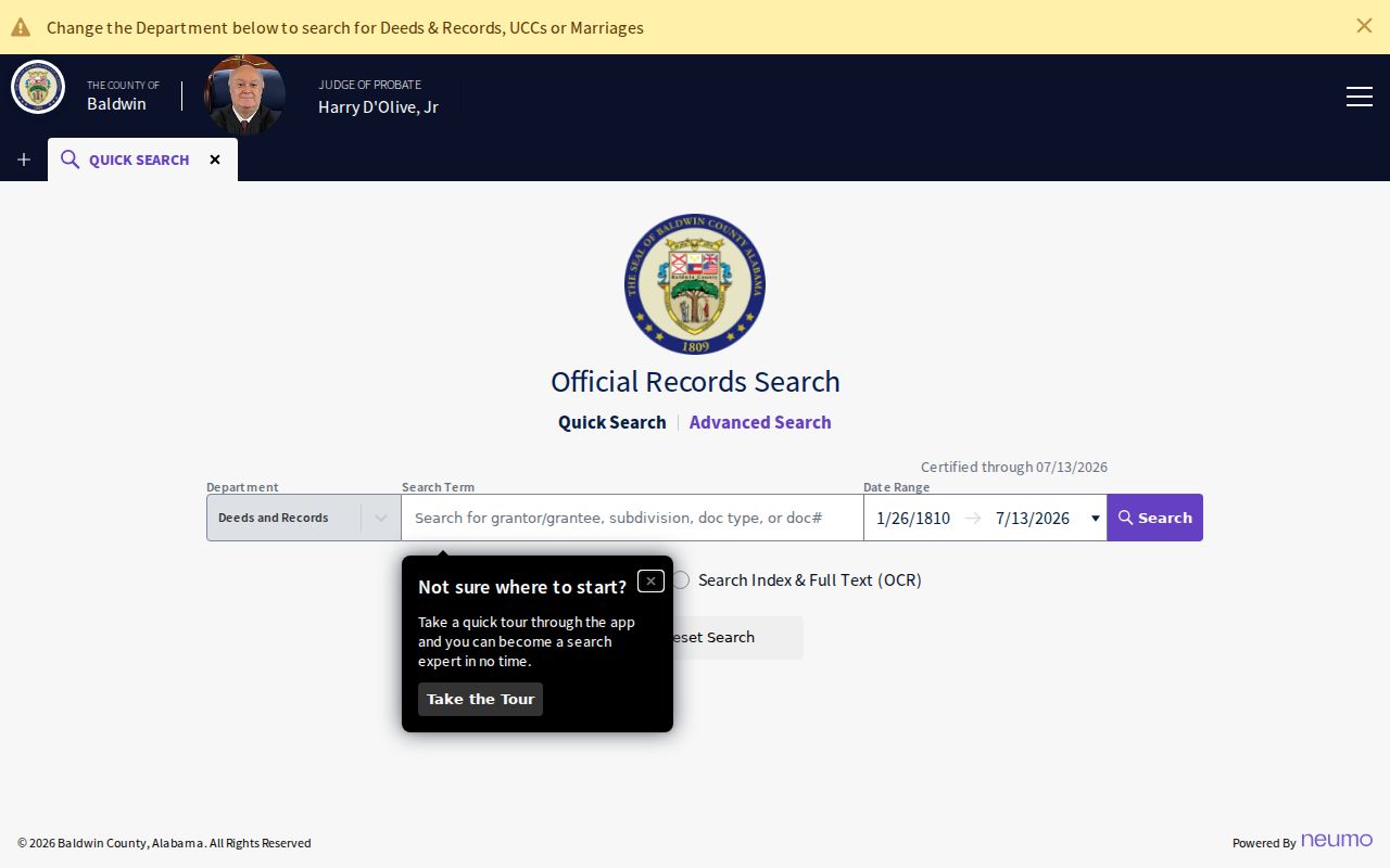 Baldwin County probate records official records search